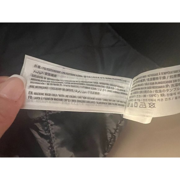 ABERCROMBIE & FITCH Varsity Bomber Jacket Coat Navy Blue Mens XS Quilted Lining - Picture 11 of 12